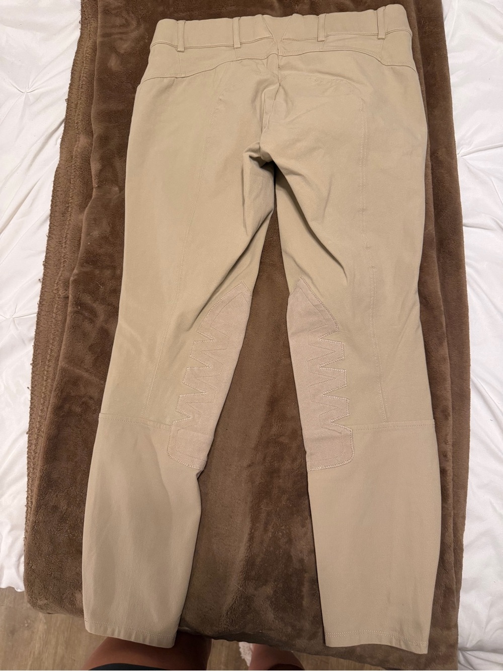 Ariat Khaki/Tan Riding Chinos with Knee Grip Panels